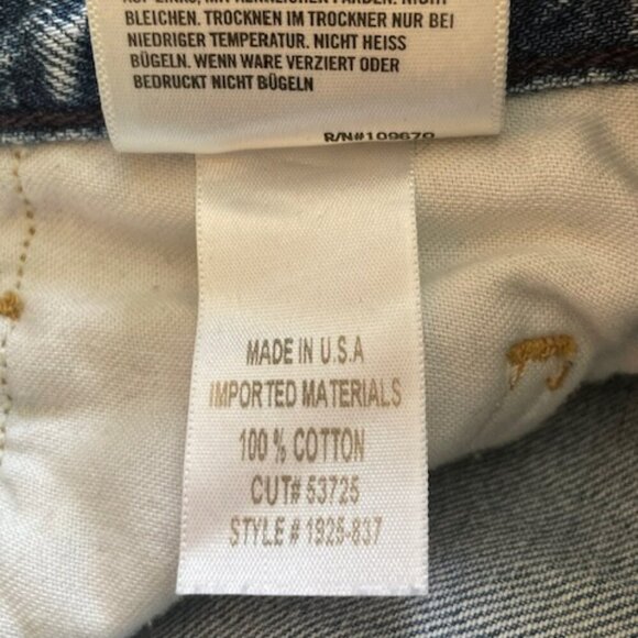 Citizens of Humanity Premium Vintage V Front Wide Leg Elodie Destruction 25 - Picture 7 of 14